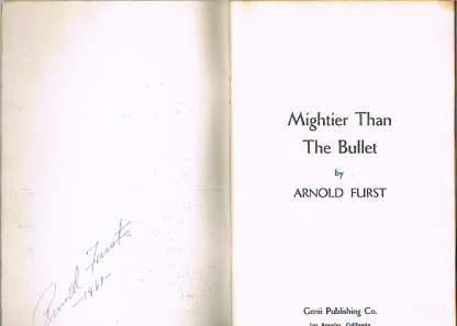 Arnold Furst - mightier than the bullet A Textbook in Publicity Methods For Young Magicians - Image 2