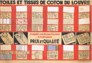 Toiles tissus de cotton du louvre 1932