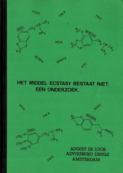 Het middel XTC bestaat niet : een onderzoek