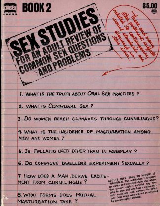 Sex Studies for an adult review of common sex questions and problems BOOK 2