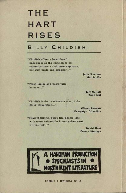Billy Childish - The hart rises - Image 2