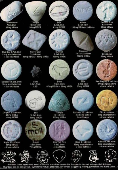 Promotional card for Ecstasy Reconsidered