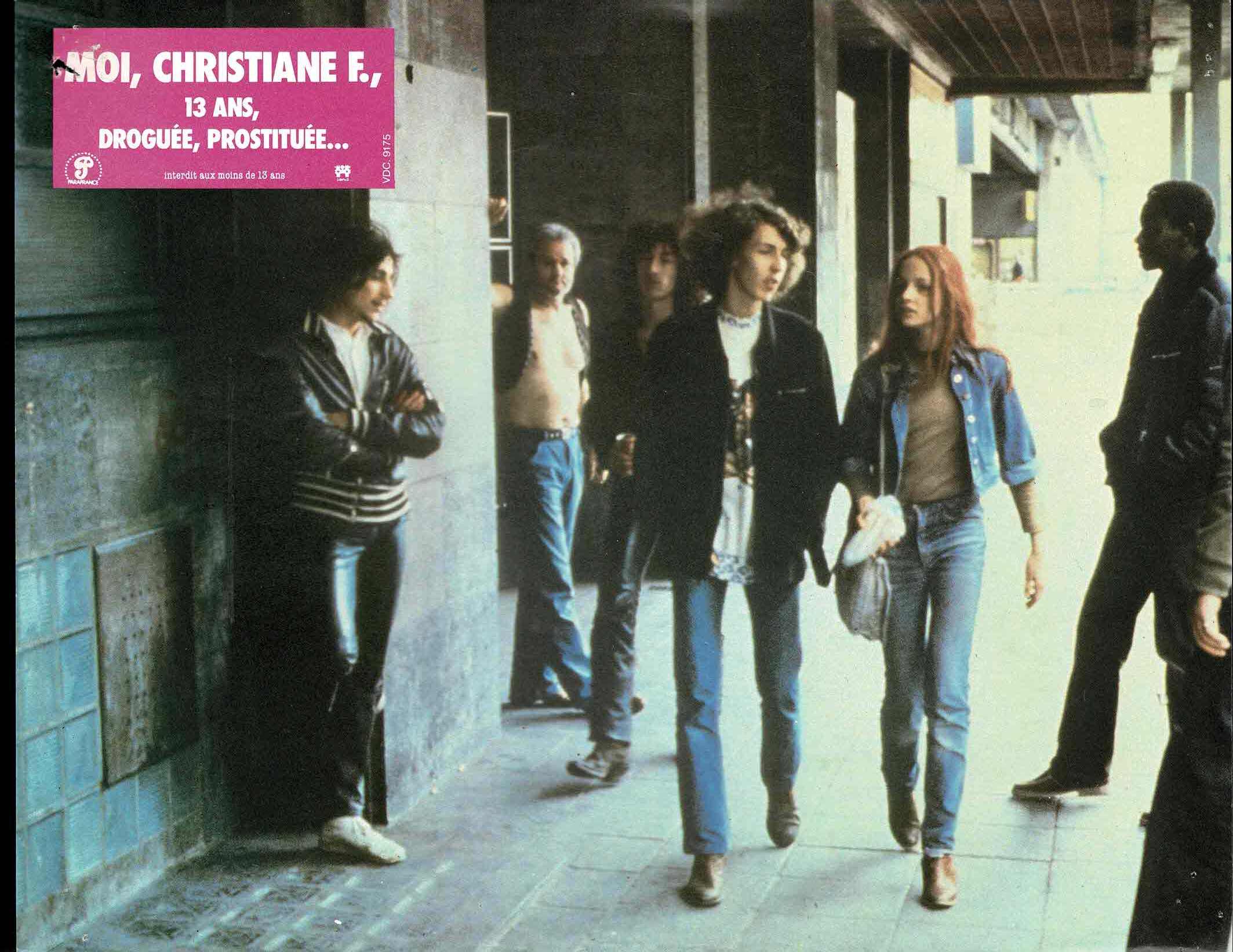 Seven lobby cards for Moi, Christiane F. - 1981