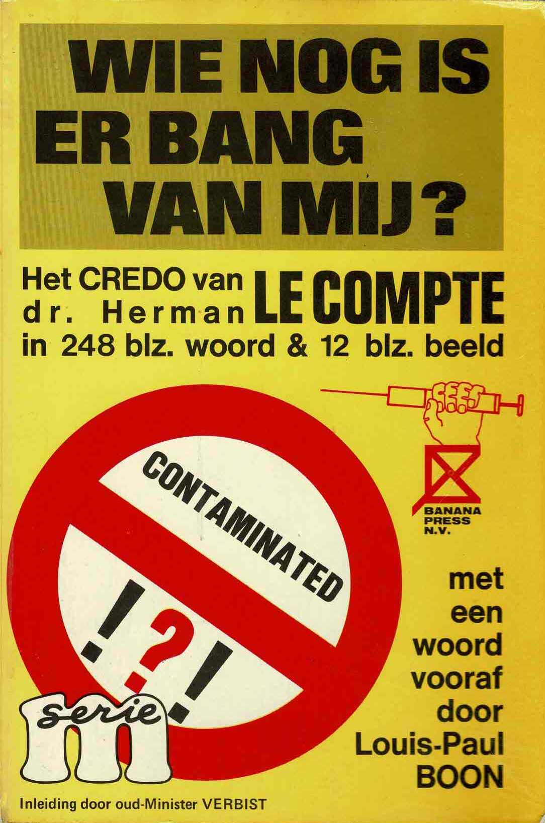 Herman Le Compte - Wie nog is er bang van mij? - 1973