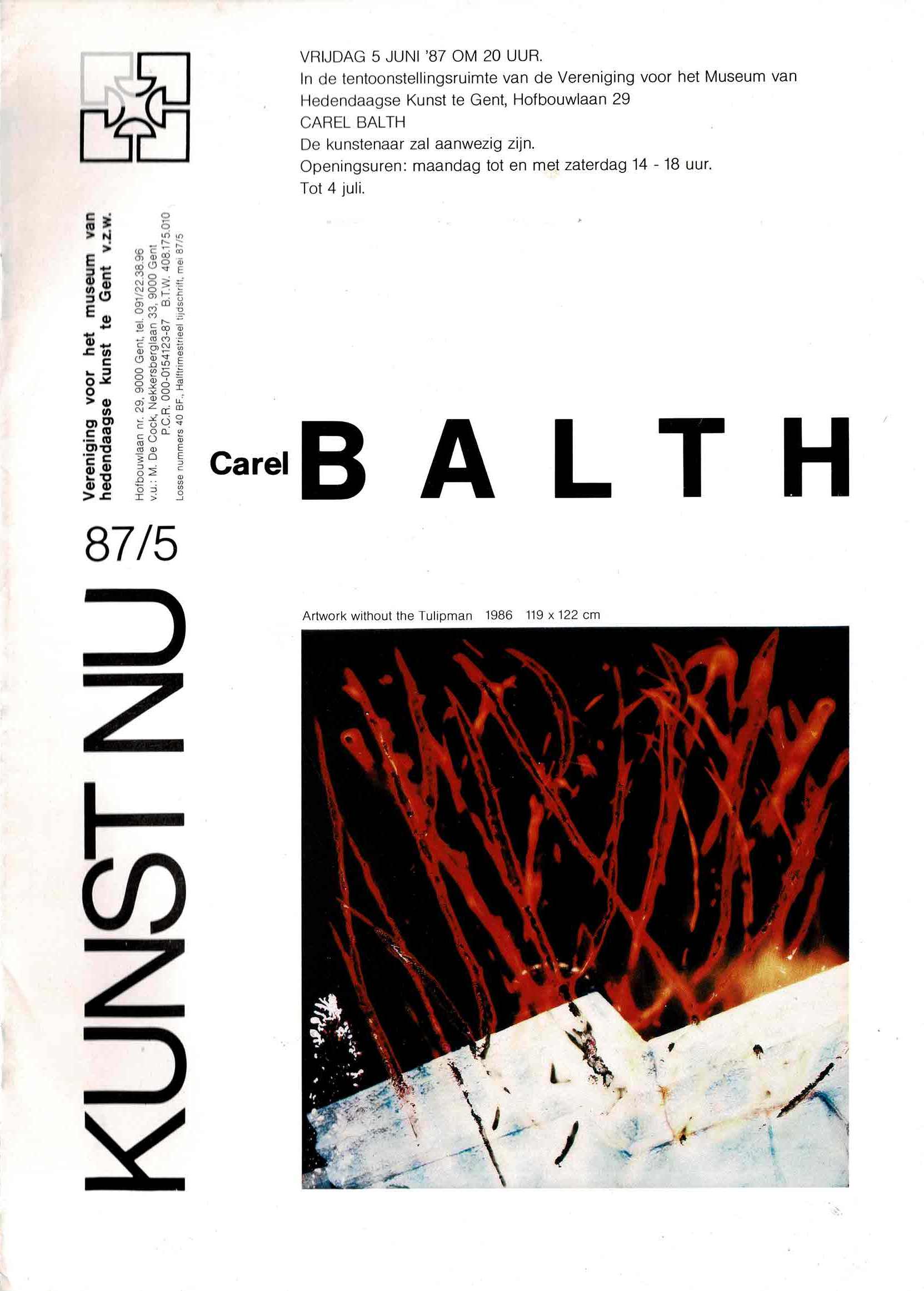 Kunst nu 87/5: Carel Balth