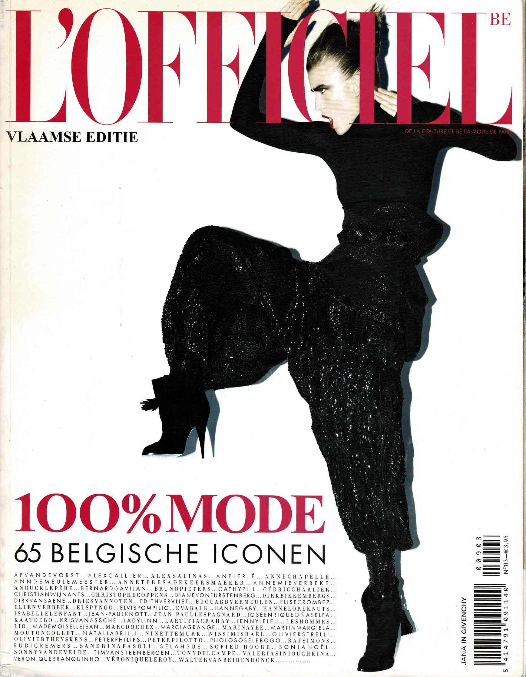 L'Officiel - 100 % mode 65 belgische iconen - 2009/2010