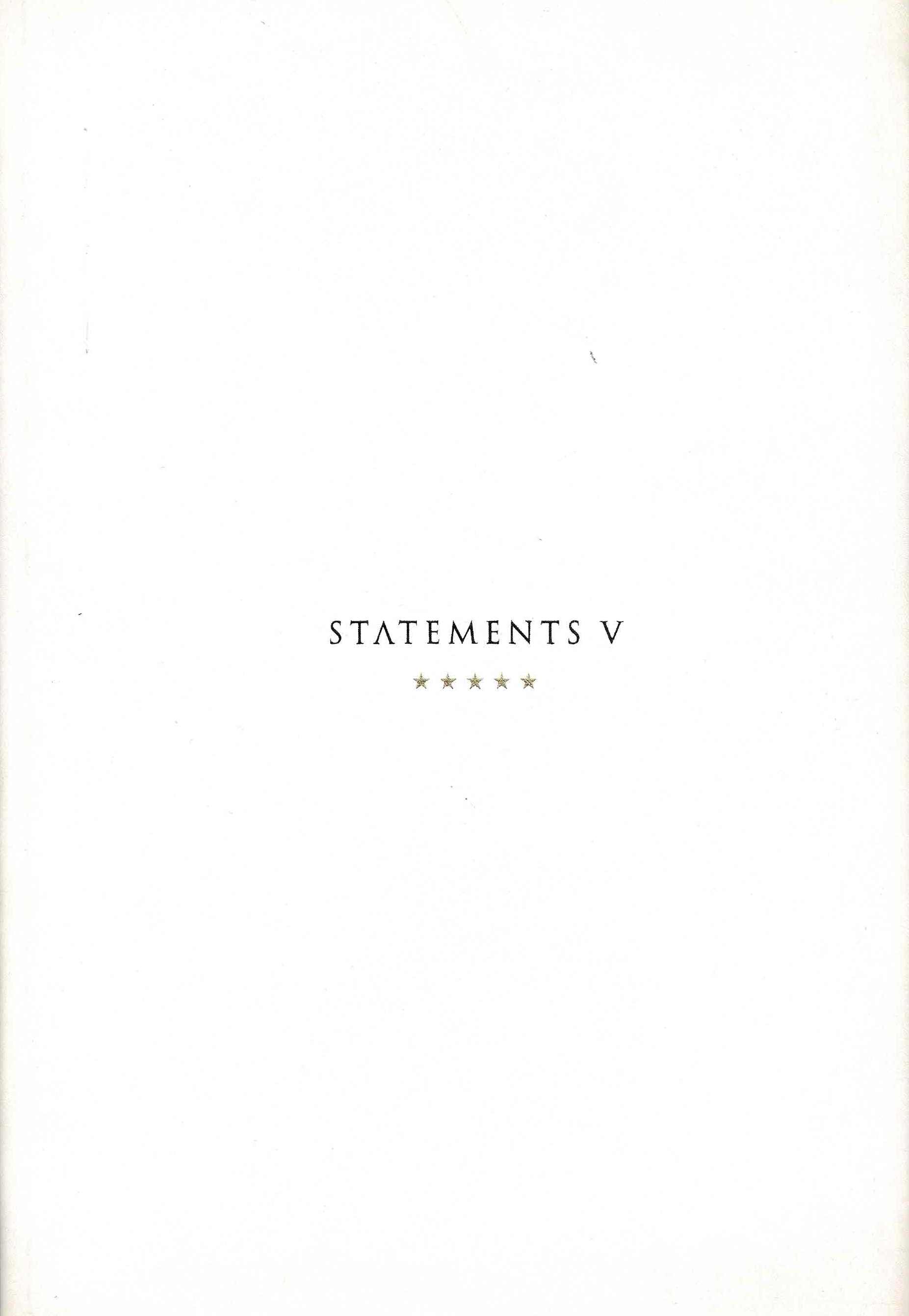 Statements V: Gedanken gegenwärtiger Badekultur -