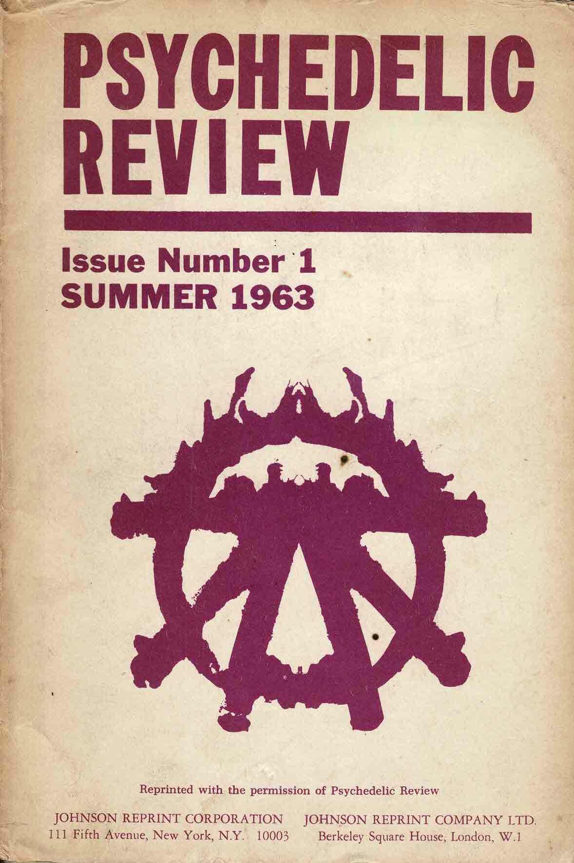 Psychedelic Review Issue Number 1 SUMMER 1963 - 1967
