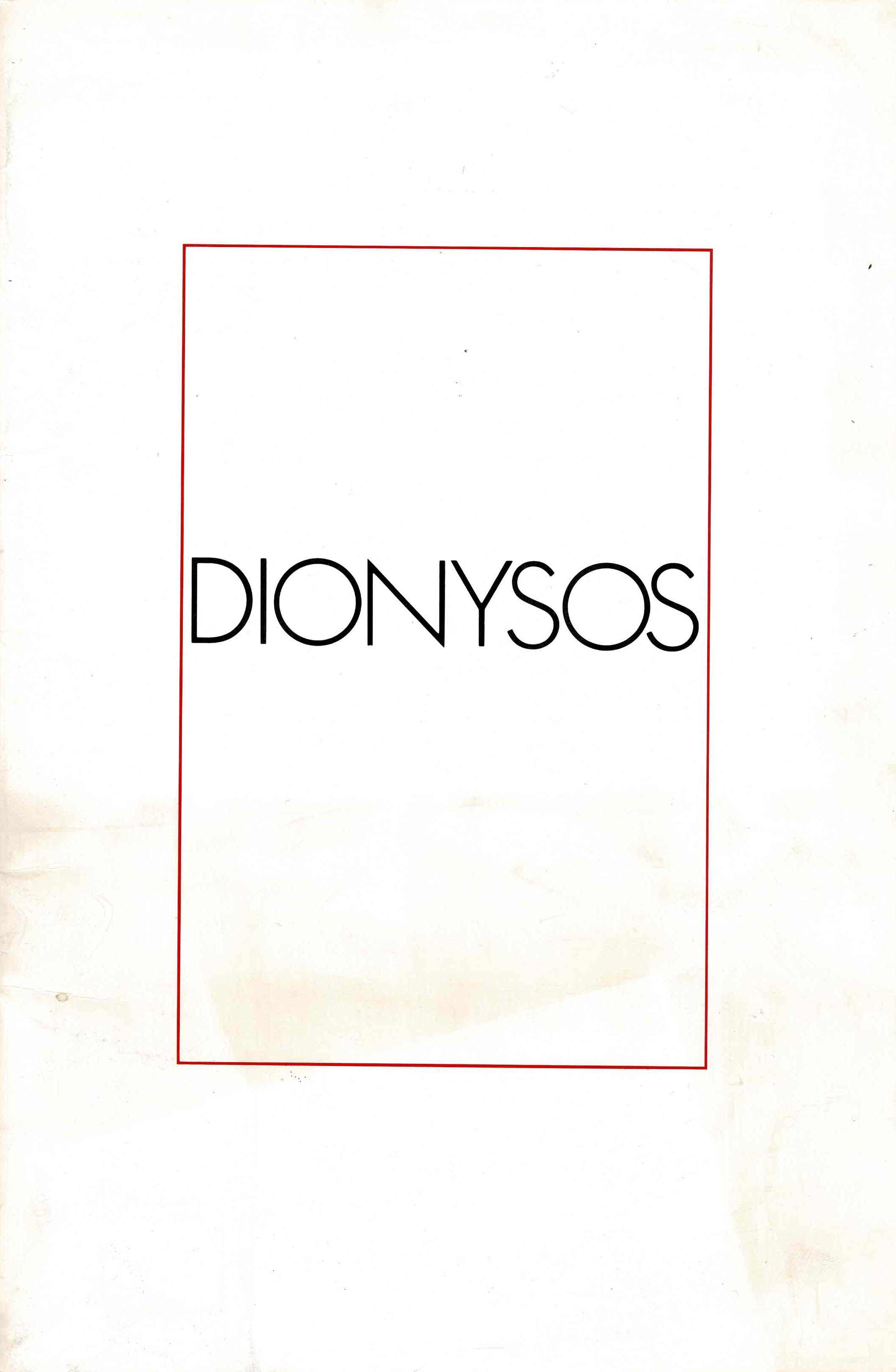 Maurice Béjart - Dionysos - 1984