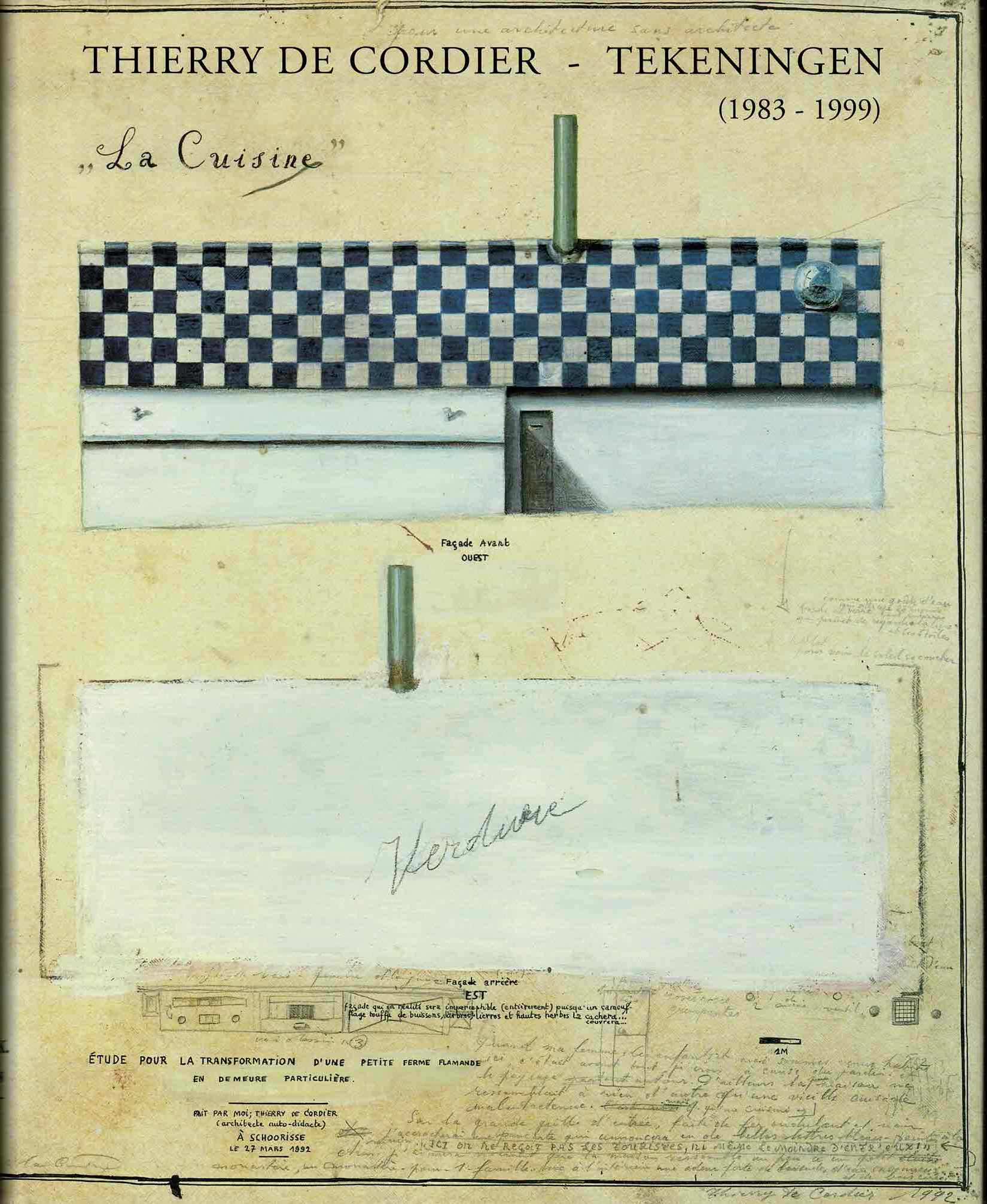 Thierry De Cordier - Tekeningen / Dessins / Drawings (1983/1999) - 1999