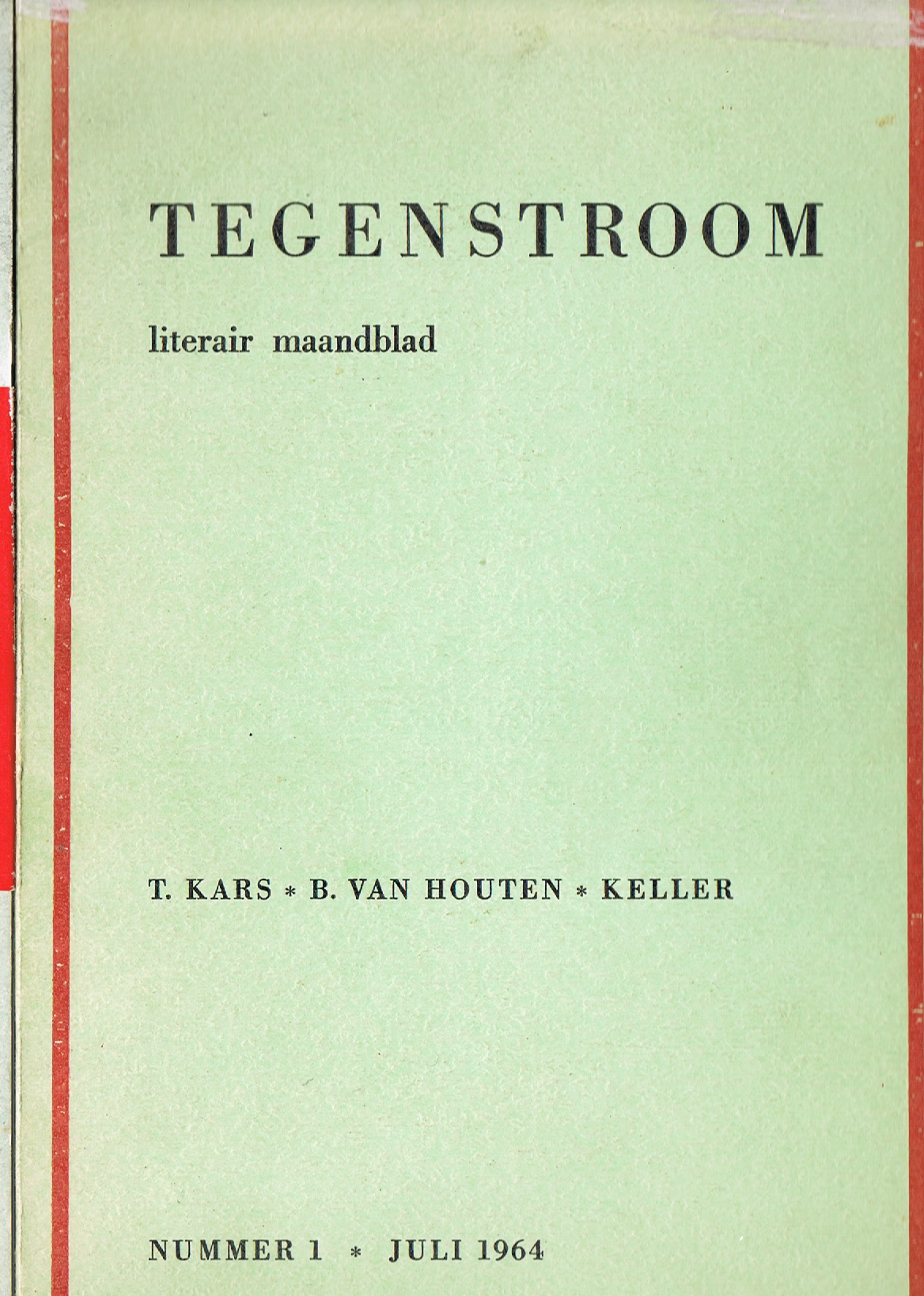 Tegenstroom. Literair maandblad. - 1964/1965