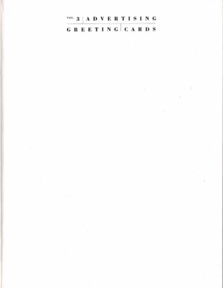 Advertising Greeting Cards. Vol. 3 - 1993