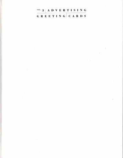 Advertising Greeting Cards. Vol. 3 - 1993