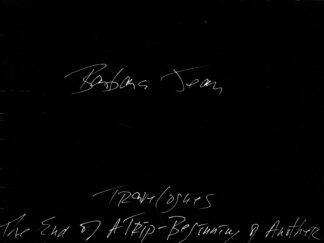 Barbara Jean- Travelogues : the end of a trip, beginning of another - 1990