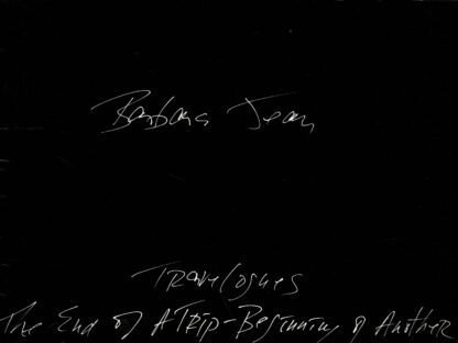 Barbara Jean- Travelogues : the end of a trip, beginning of another - 1990