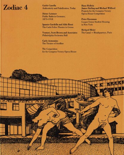 ZODIAC 4 New series, an international review of architecture. - 1990