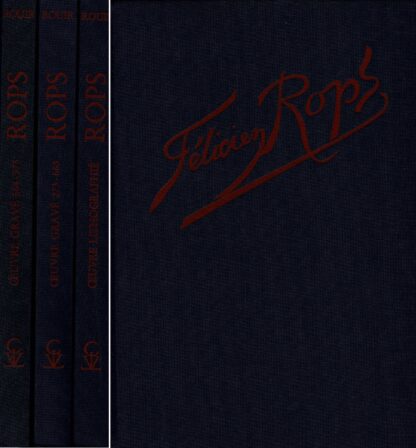 Eugène Rouir - Catalogue raisonné de l'oeuvre gravé et lithographié de Félicien Rops I-II-III - 1987/1992