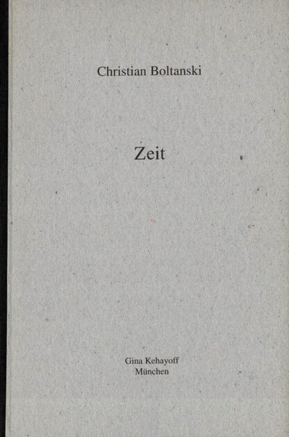 Christian Boltanski - Zeit - 1996