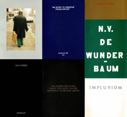 Passages Complete set of 7 artist's books by Bijl Copers Lafontaine Vieille Pacquée Van Caeckenbergh Solano - 1989