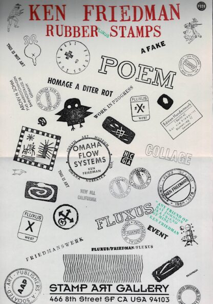 Ken Friedman - rubber stamps (42/50) - 1995 - Image 4