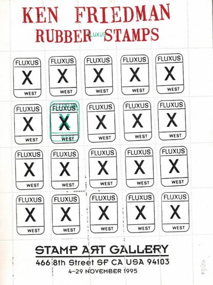 Ken Friedman - rubber stamps (42/50) - 1995 - Image 2