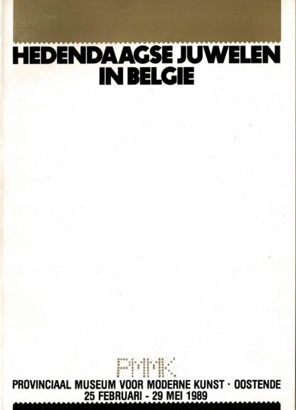Johan Valcke - Hedendaagse juwelen in België -1989