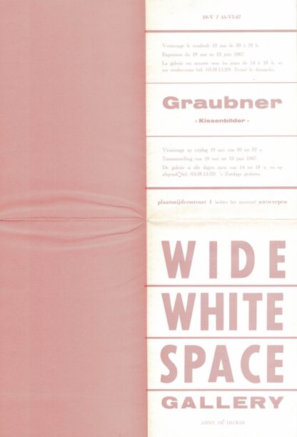 Wide White Space  - Gotthard Graubner Kissenbilder - 1967