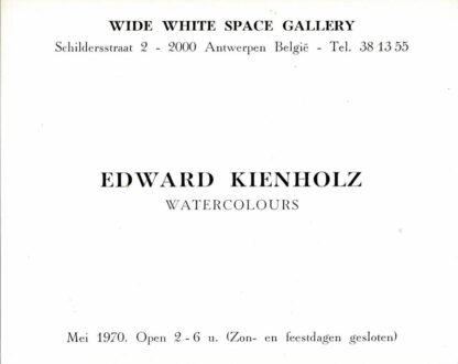 Wide White Space - Edward Kienholz Watercolours- 1970