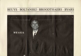 Beuys Boltanski Broodthaers Byars	 - 1989