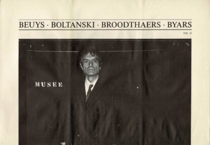Beuys Boltanski Broodthaers Byars	 - 1989