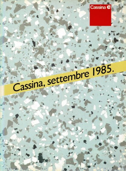 Cassina settembre 1985 Catalogue - 1985