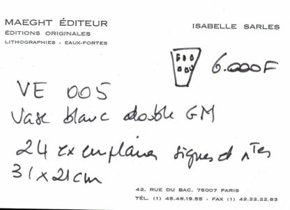 Galerie Adrien Maeght - Olivier Gagnère. Verreries - 1989 - Image 3