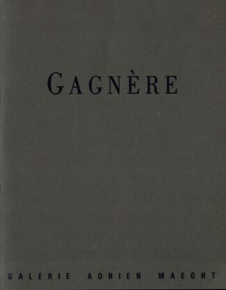 Galerie Adrien Maeght - Olivier Gagnère. Verreries - 1989