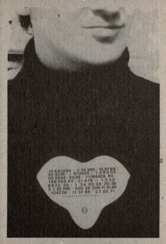Jef Geys - 1991 invitation - 1991