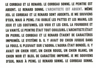 'L'architecte est absent' een tentoonstelling met werken uit de verzameling van Annick en Anton Herbert - 1985