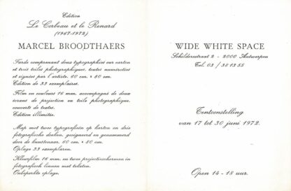 Marcel Broodthaers - Edition Le Corbeau et le Renard (1967-1972) - 1972 - Image 2