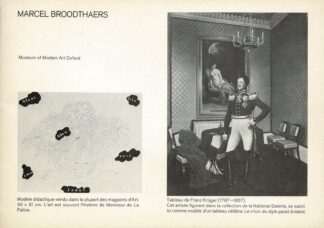 Marcel Broodthaers -  No Photographs Allowed Defence de photographier - 1975