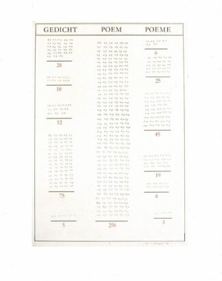 Marcel Broodthaers, Patrick Florizoone - Marcel Broodthaers Gedicht Poem Poeme - 1987