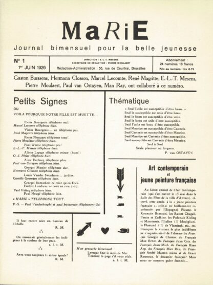 Marie Journal bimensuel pour le belle jeunesse - 1993
