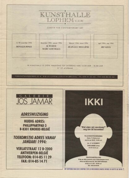Kempens informatieblad: speciale editie: Alexanderpolder no 3, 23 november 1993: Red de musea van de 2 Jannen - 1993 - Image 2