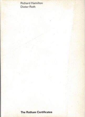 Richard Hamilton, Dieter Roth - The Rotham Certificates. Suite Two  - 1975
