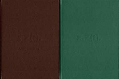 Dirk Braeckman - z.Z(t). Volume I & z.Z(t). Volume II - 1998/2001
