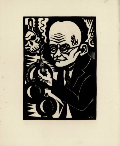 Jos Wils - Grotesken. Vijftien oorspronkelike lino's en een gehandtekende houtgravure - 1933 - Image 12