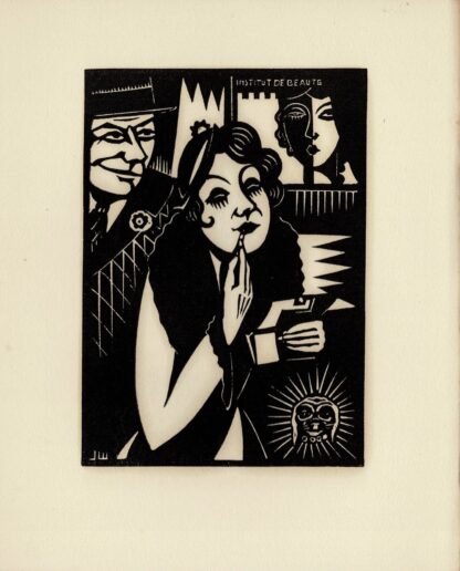 Jos Wils - Grotesken. Vijftien oorspronkelike lino's en een gehandtekende houtgravure - 1933 - Image 14