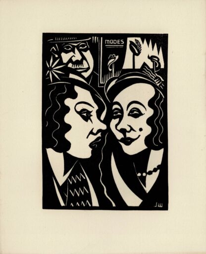 Jos Wils - Grotesken. Vijftien oorspronkelike lino's en een gehandtekende houtgravure - 1933 - Image 15
