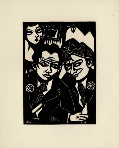 Jos Wils - Grotesken. Vijftien oorspronkelike lino's en een gehandtekende houtgravure - 1933 - Image 16