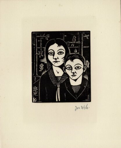 Jos Wils - Grotesken. Vijftien oorspronkelike lino's en een gehandtekende houtgravure - 1933 - Image 18