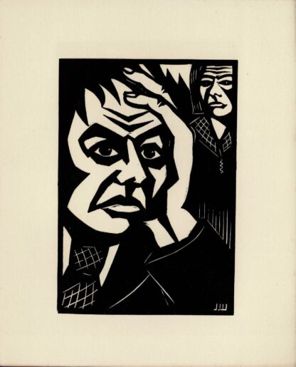 Jos Wils - Grotesken. Vijftien oorspronkelike lino's en een gehandtekende houtgravure - 1933 - Image 4