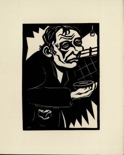 Jos Wils - Grotesken. Vijftien oorspronkelike lino's en een gehandtekende houtgravure - 1933 - Image 5