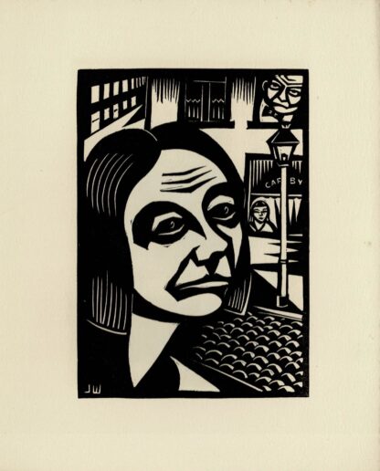 Jos Wils - Grotesken. Vijftien oorspronkelike lino's en een gehandtekende houtgravure - 1933 - Image 7